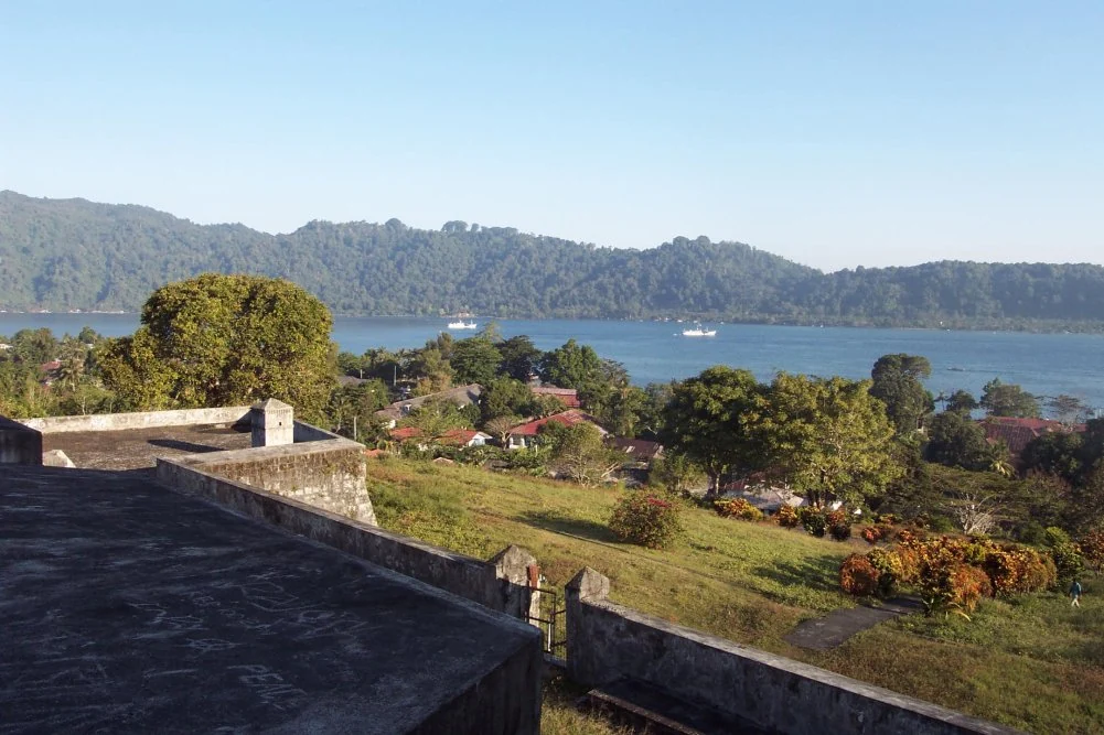 The Banda Islands viewed from Fort Belgica