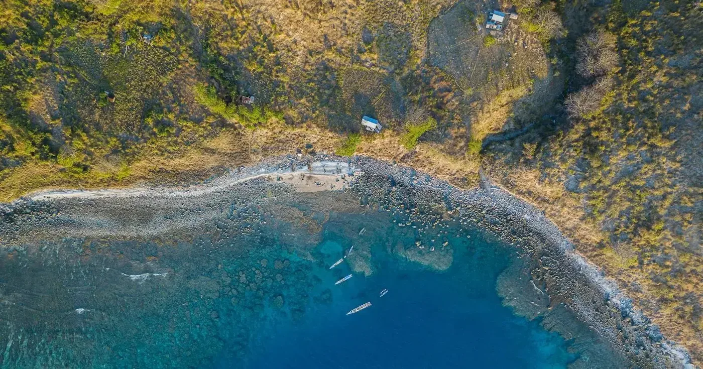 A coastal bay from the Alor destination collection